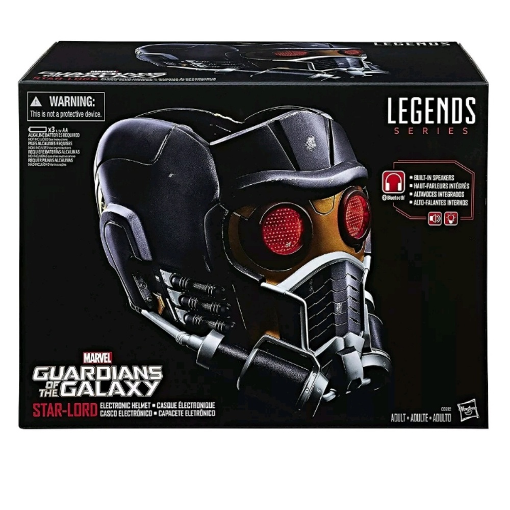 Guardians of the galaxy starlord electric helmet